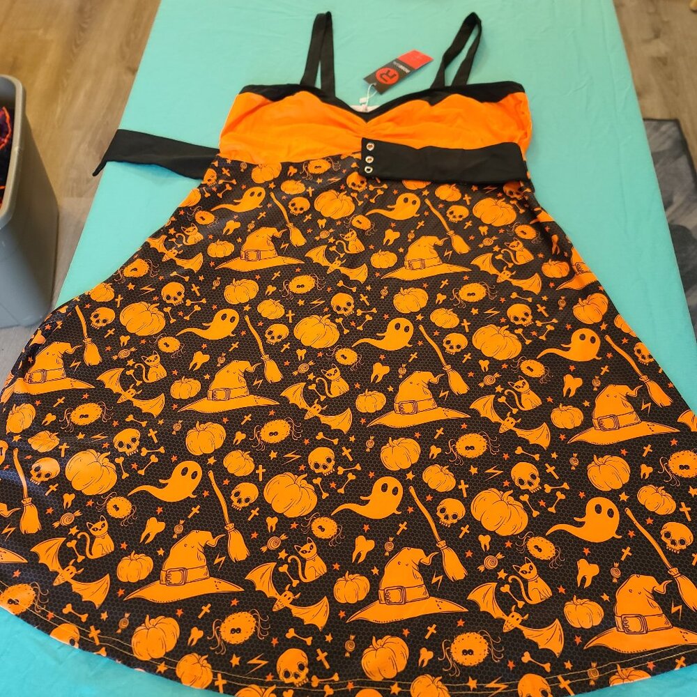 NWT Halloween Print Dress Size 12